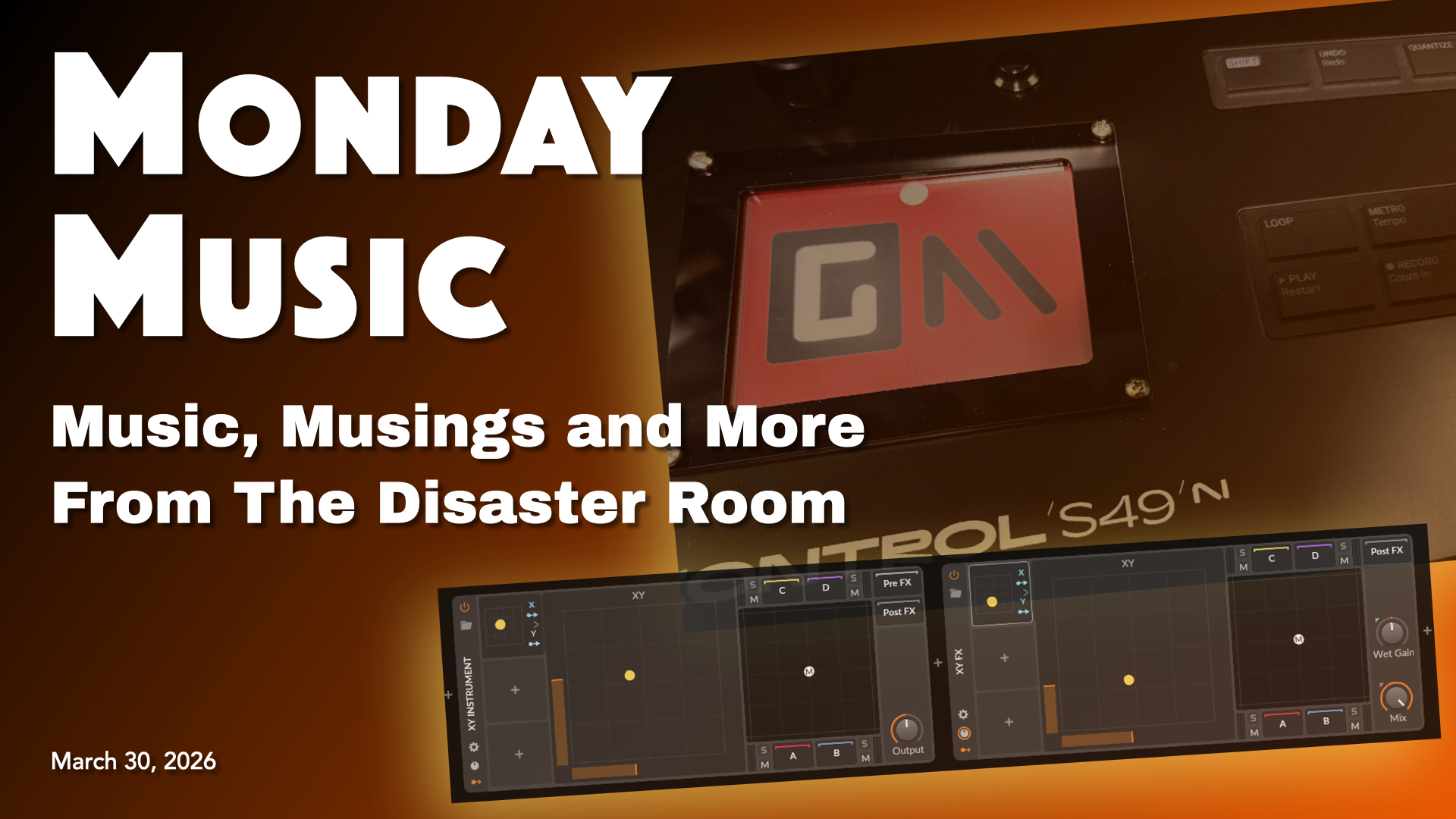 REPLAY: MONDAY MUSIC - March 30, 2026 - XY EXTRAVAGANZA